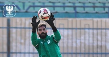 عصام ثروت يتألق في حماية عرين المصري أمام وادي دجلة في الدوري