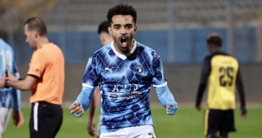 يوسف أوباما يضيف الهدف الثاني لبيراميدز في شباك باور ديناموز