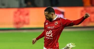 كريم فؤاد يتأهب لتولي مركز الظهير الأيمن للأهلي في مواجهة الجونة