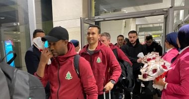 استقبال حافل لبعثة الجيش الملكي المغربي بالورود في القاهرة