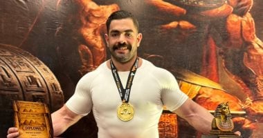 القاضى المصري مصطفى العراقي يحقق لقب بطل القوى البدنية للمرة الثانية