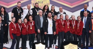 نادى الصيد يحقق إنجازا غير مسبوق في بطولة الدرع العام للجمباز الفني