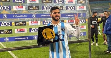 حامد حمدان يتألق في لقاء بيراميدز وسيراميكا بالدوري المصري