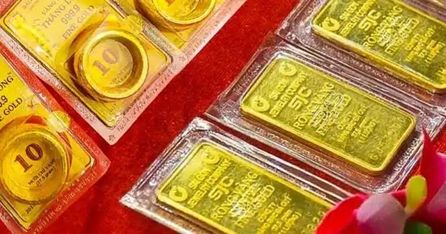 سعر سبائك الذهب يرتفع 3 ملايين دونغ فيتنامي لكل تايل في صباح اليوم