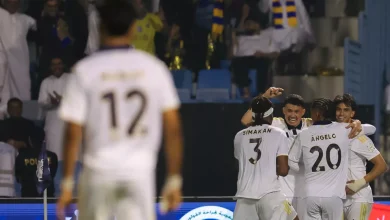 أهداف مباراة النصر والخليج في الدوري السعودي تألق الحمدان وعودة فيليكس للتسجيل