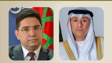 البديوي يناقش مع وزير الخارجية المغربي تطورات الأوضاع الإقليمية