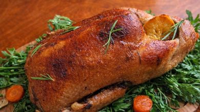 البط بالبرتقال