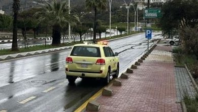 الدفاع المدني يحذر من خطورة الحالة المطرية ويهيب بتجنب الأودية وتجمعات المياه