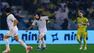 النصر يسحق الخليج ويعتلي قمة ترتيب الدوري السعودي