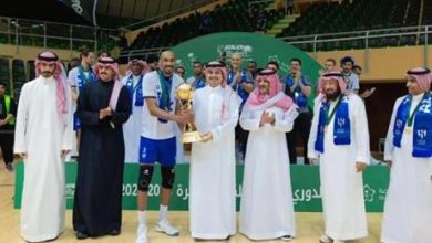 الهلال يتوّج بطلاً لكأس الدوري السعودي لكرة الطائرة