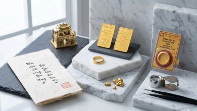 انخفاض سعر الذهب في شركة SJC بمقدار 2.2 مليون دونغ فيتنامي وسط تقلبات الأسعار العالمية