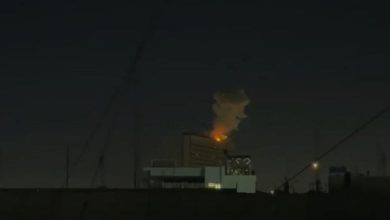 انفجار يهز المنطقة الخضراء في بغداد واندلاع حريق كبير في فندق الرشيد