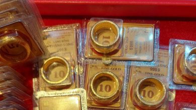 تراجع أسعار الذهب عالمياً وسعر الذهب في شركة SJC ينخفض إلى 184.8 مليون دونغ فيتنامي