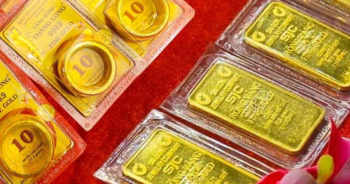 تراجع سعر الذهب في شركة SJC وخواتم الذهب يصل إلى 1.4 مليون دونغ فيتنامي للأونصة – مشاهير