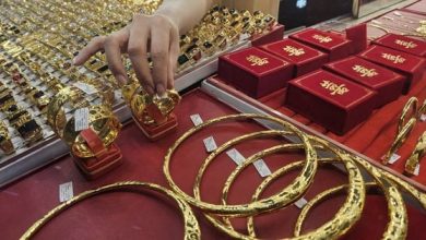 تراجع كبير في أسعار الذهب مع ارتفاع سعر النفط فوق 100 دولار للبرميل