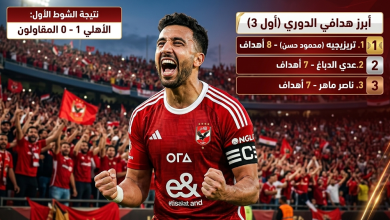 ترتيب هدافي الدوري المصري 2026 يتصدره تريزيجيه بعد هدفه في مرمى المقاولون العرب