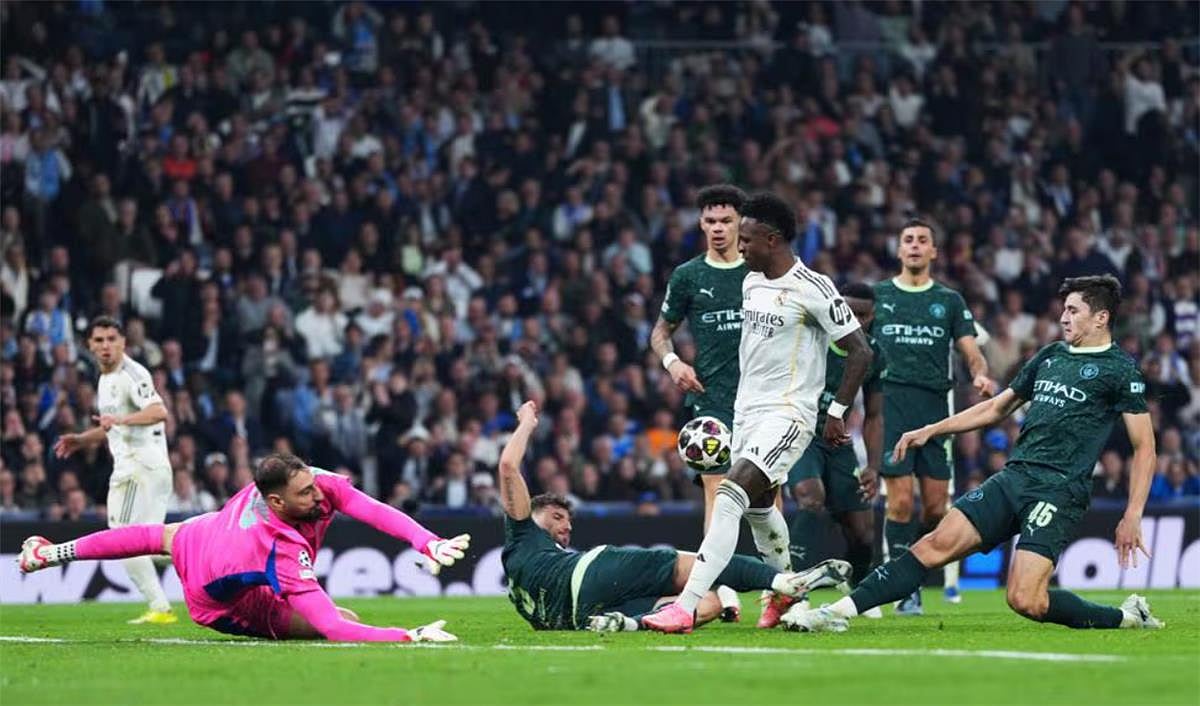 تشكيلة مانشستر سيتي وريال مدريد الرسمية لمواجهة دوري أبطال أوروبا