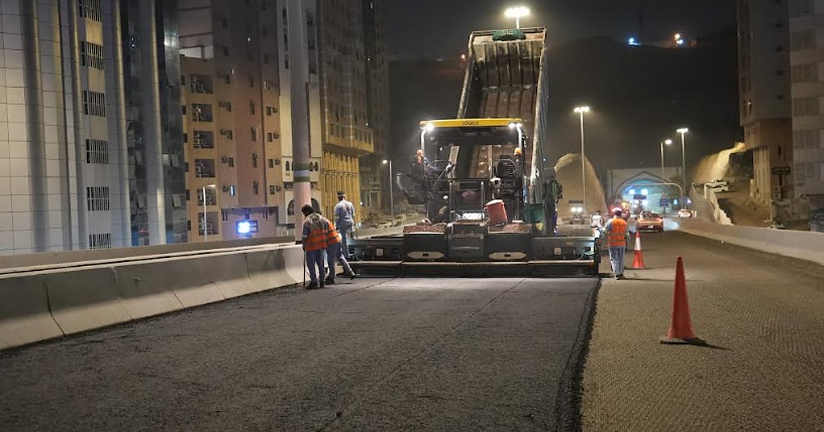 تنفيذ وتحسين أكثر من مليون متر مربع من الطرق بالعاصمة المقدسة خلال 2025