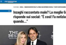 جريدة الرياض تبرز تفاعل الإعلام الإيطالي مع رسالة زوجة إنزاغي