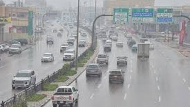 حالة الطقس في المملكة الأربعاء توقعات بأمطار رعدية وسيول مع زخات برد ورياح نشطة على عدة مناطق