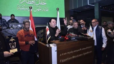 حفل إفطار جماعي مميز لنقابة الموسيقيين بحضور مصطفى كامل ومدحت العدل – صور