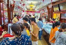 سعر الذهب في شركة SJC يرتفع 600,000 دونغ فيتنامي ويصل إلى 176.1 مليون دونغ