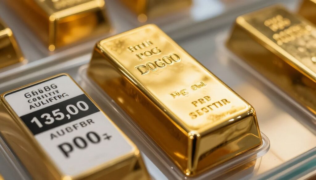 سعر سبيكة الذهب وزن 50 جرامًا يرتفع إلى 135 ألف جنيه في مصر اليوم