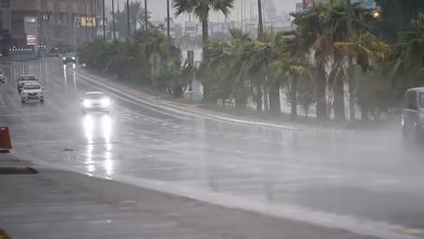 عسير تسجل أعلى كمية أمطار بمطار أبها 52.0 ملم