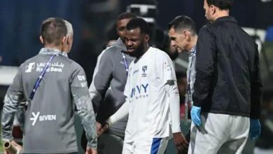 غياب تمبكتي عن مران الهلال بسبب إصابة في العضلة الخلفية