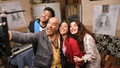 محمد سعد وغادة عادل يشاركان كواليس تصوير فيلم «فاميلي بيزنس» قبل عيد الفطر | صور