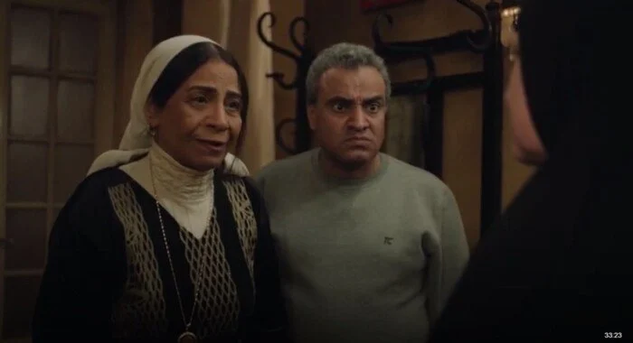 مسلسل حكاية نرجس الحلقة 14 ريهام عبد الغفور تزور منزل عائلة يوسف