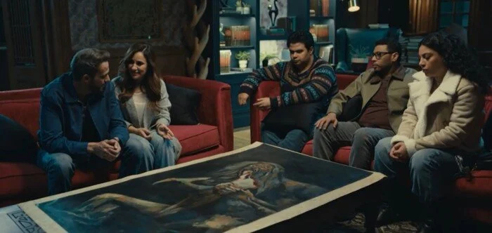 مسلسل فن الحرب الحلقة 15 تكشف سرقة قمورة للوحة وزياد يكشف خططه البديلة الذكية