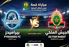 مشاهدة مباراة بيراميدز والجيش الملكي بث مباشر اليوم في دوري أبطال أفريقيا