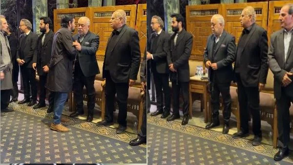 نجوم الفن يشاركون في تقديم العزاء في ياسر صادق بحضور أشرف زكي بمسجد عمر مكرم