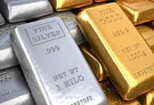 هبوط أسعار الفضة عالمياً 6.7% مع ارتفاع قوة الدولار